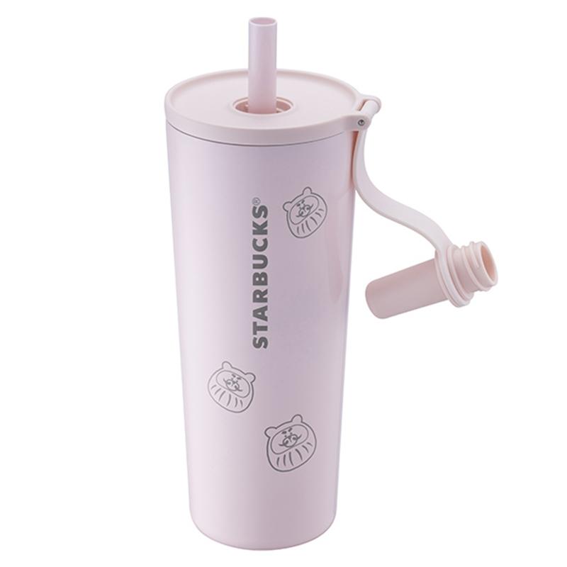幸福達摩吸管蓋不鏽鋼TOGO冷水杯，1,700元。容量：710毫升。（Starbucks提供）
