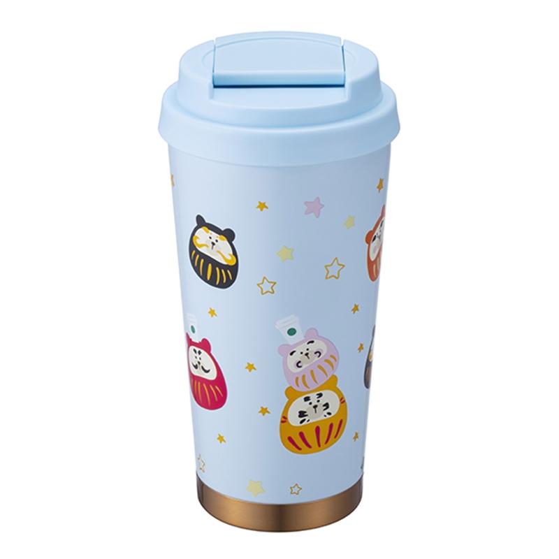 許願達摩不鏽鋼杯，1,100元。容量：473毫升。（Starbucks提供）