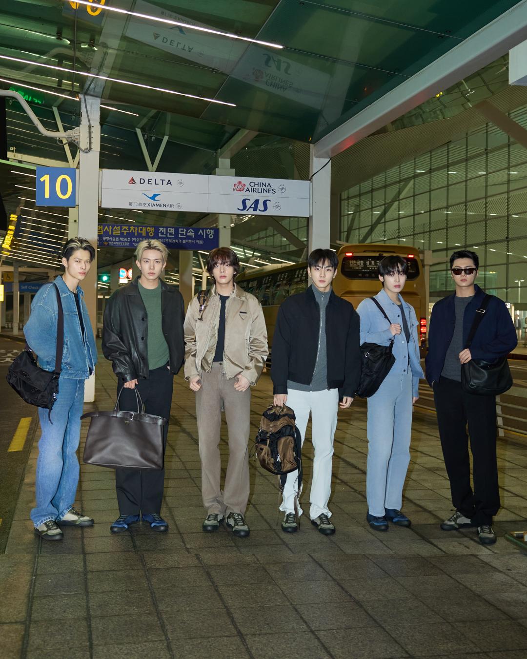 ENHYPEN成員（左起）NI-KI、HEESEUNG、 JAKE、 JUNGWON、SUNOO、JAY。