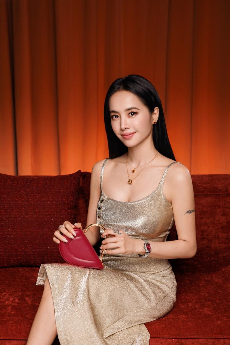 配件也是紅色元素的來源。（BVLGARI提供）