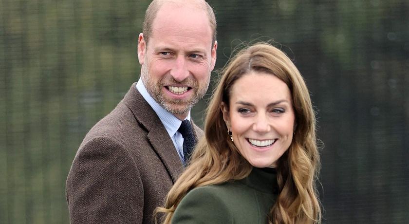 凱特王妃以棕色穿搭搭配新愛心項鍊提前慶祝情人節！威廉王子甘願配角