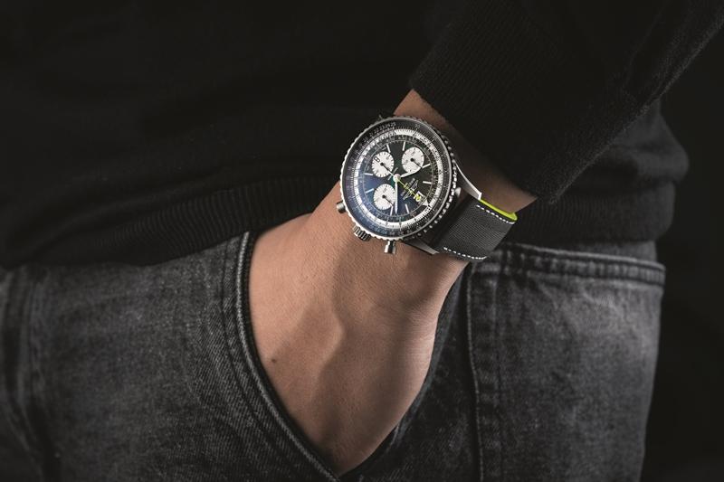 Breitling宣布重返F1®舞台，攜手Aston Martin推出全新聯名計時腕錶。（Breitling提供）