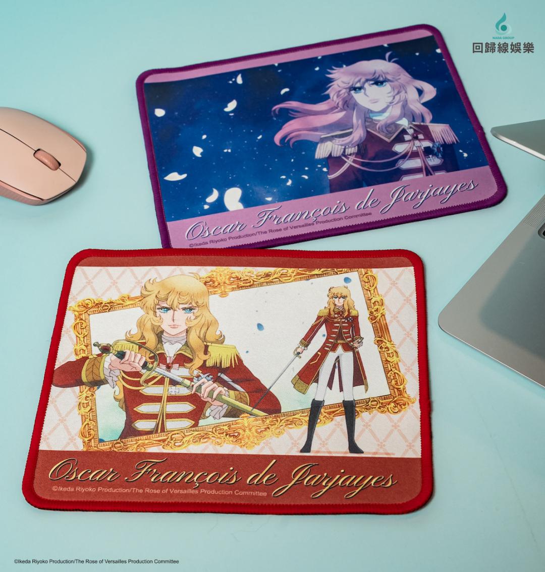 凡爾賽玫瑰小滑鼠墊，220元。（新光三越提供，以下同）