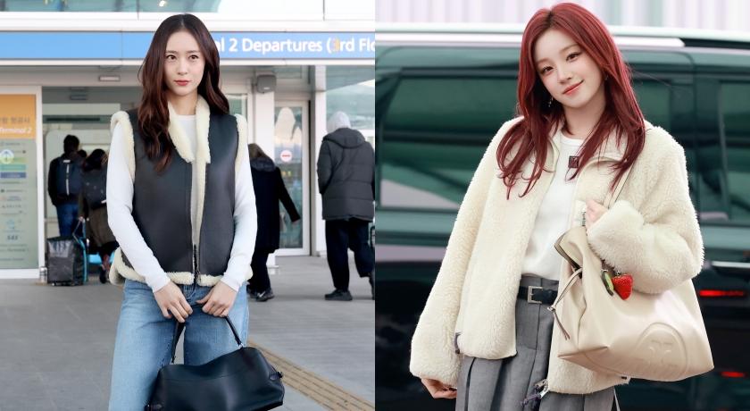 （左起）Krystal鄭秀晶再度回歸RALPH LAUREN陣容；宋雨琦則是TORY BURCH 2026秋冬大秀觀秀嘉賓。