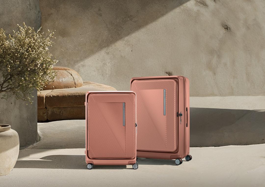 Samsonite ZIPPRIX FT系列泰奶色，20吋（NT$11,080）、25吋（NT$12,080）、28吋（NT$13,080）。