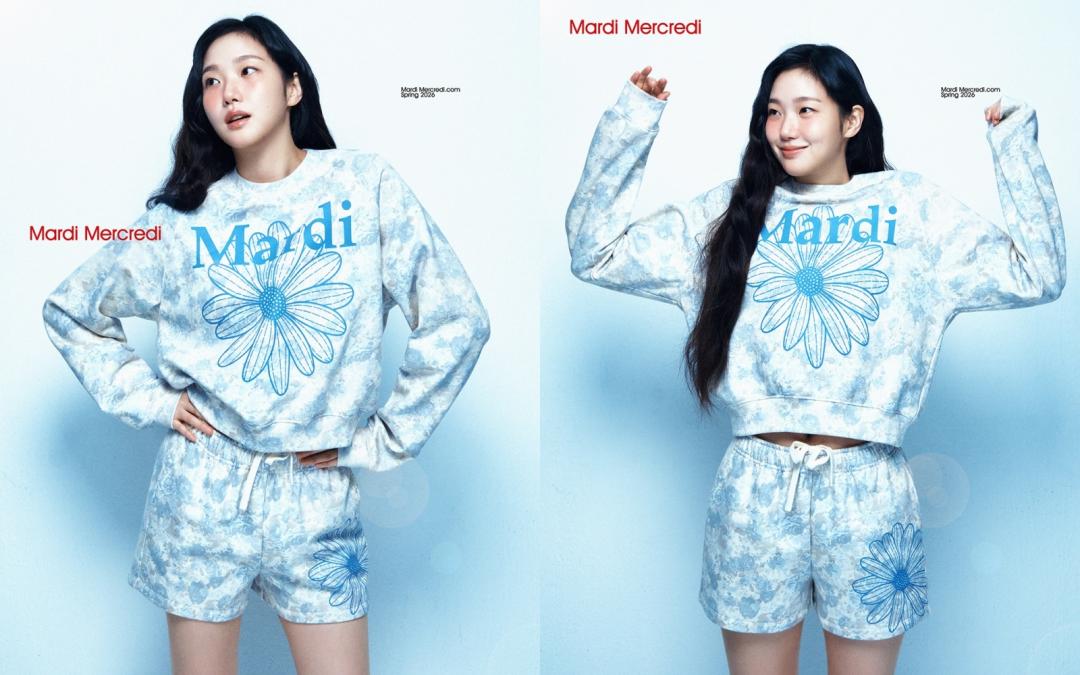 全新廣告可見金高銀自在切換長短髮造型，展現百變風格。