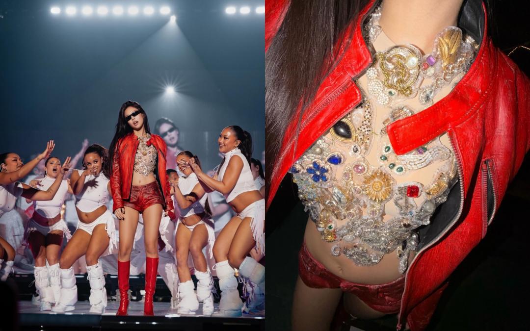 透視寶石上衣，又辣又有舞台效果。