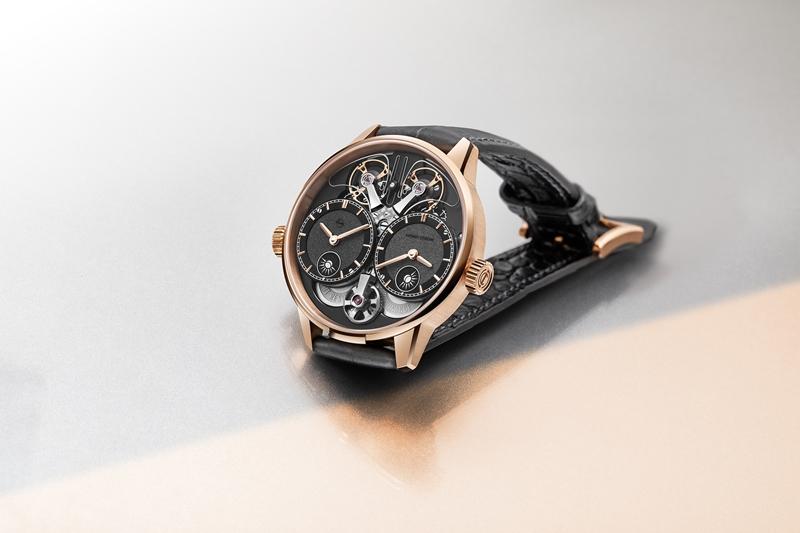 Dual Time GMT Resonance Rose Gold 18K玫瑰金版本腕錶，5,180,000元，全球限量50只。（葳鑠提供）