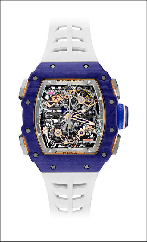 RM 41-01深海藍Quartz TPT®石英纖維材質款，限量30只。