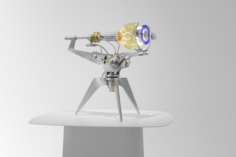 ML15 Helios雕塑燈具，全球限量15件。（MB&F提供）