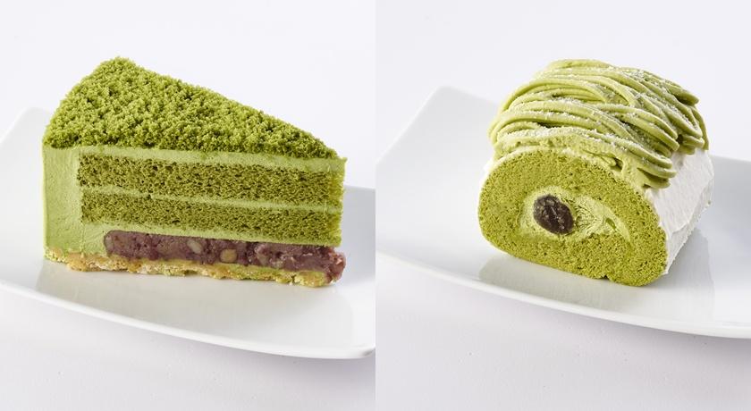 抹茶草皮蛋糕 95元、抹茶蒙布朗捲 79元，期間限定2026/2/26-2026/4/30(嘉義店無販售)。