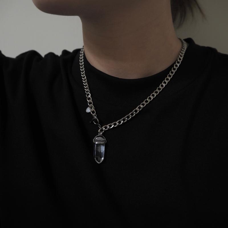 MODOMODO 白水晶古巴項鍊。（Pinkoi提供）