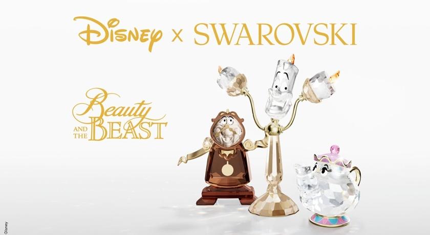施華洛世奇《美女與野獸》登場！5萬顆水晶打造奢華舞會 燭台茶壺好逼真