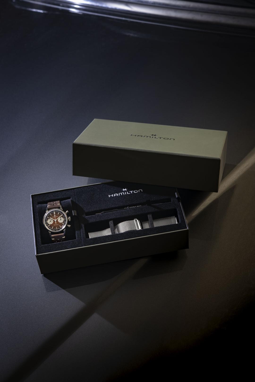 隨錶附贈兩款錶帶，可隨時切換風格。