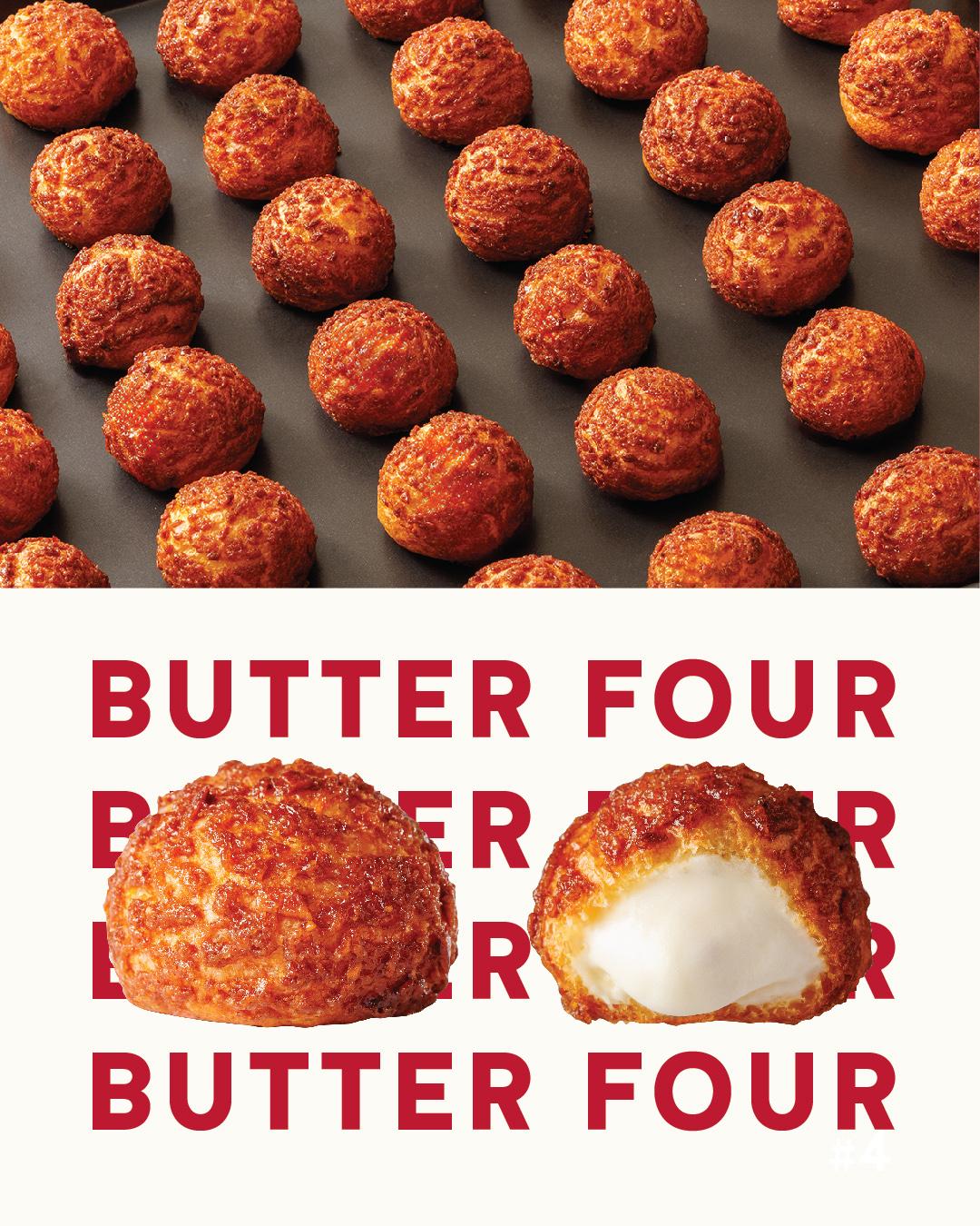 遠東SOGO復興館引進日本大阪甜點#4 BUTTER FOUR，3/3-3/23快閃開賣。(#4 BUTTER FOUR提供，以下同)