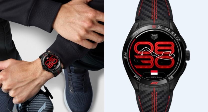 TAG Heuer與F1賽事同步躍動 Connected Calibre E5特別版 專屬錶面濃縮數位化競速基因