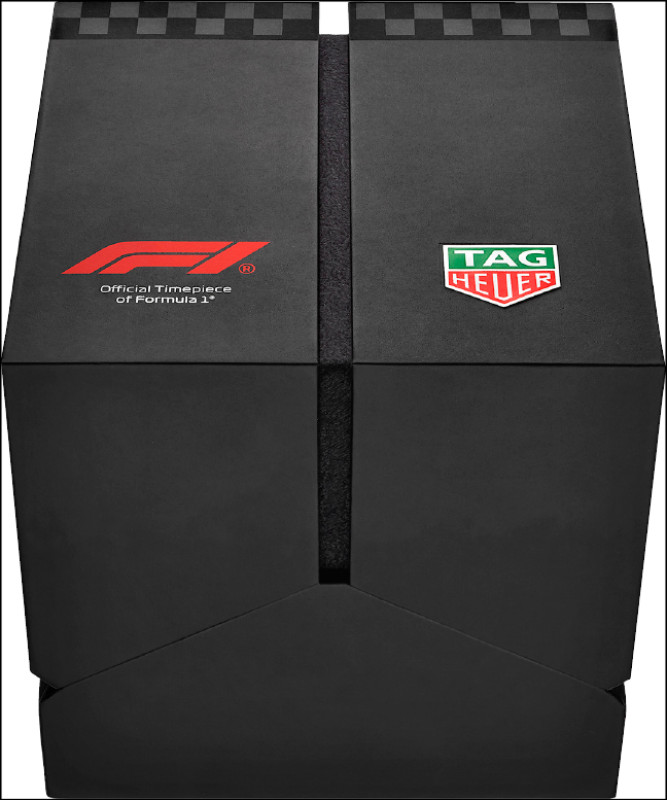 充滿Formula 1賽車元素的外包裝盒，提高收藏性。