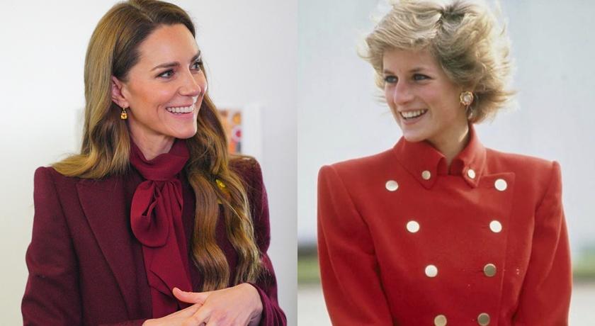 凱特王妃(左)是黛安娜王妃(右)的最佳接班人。(路透、翻攝自IG)