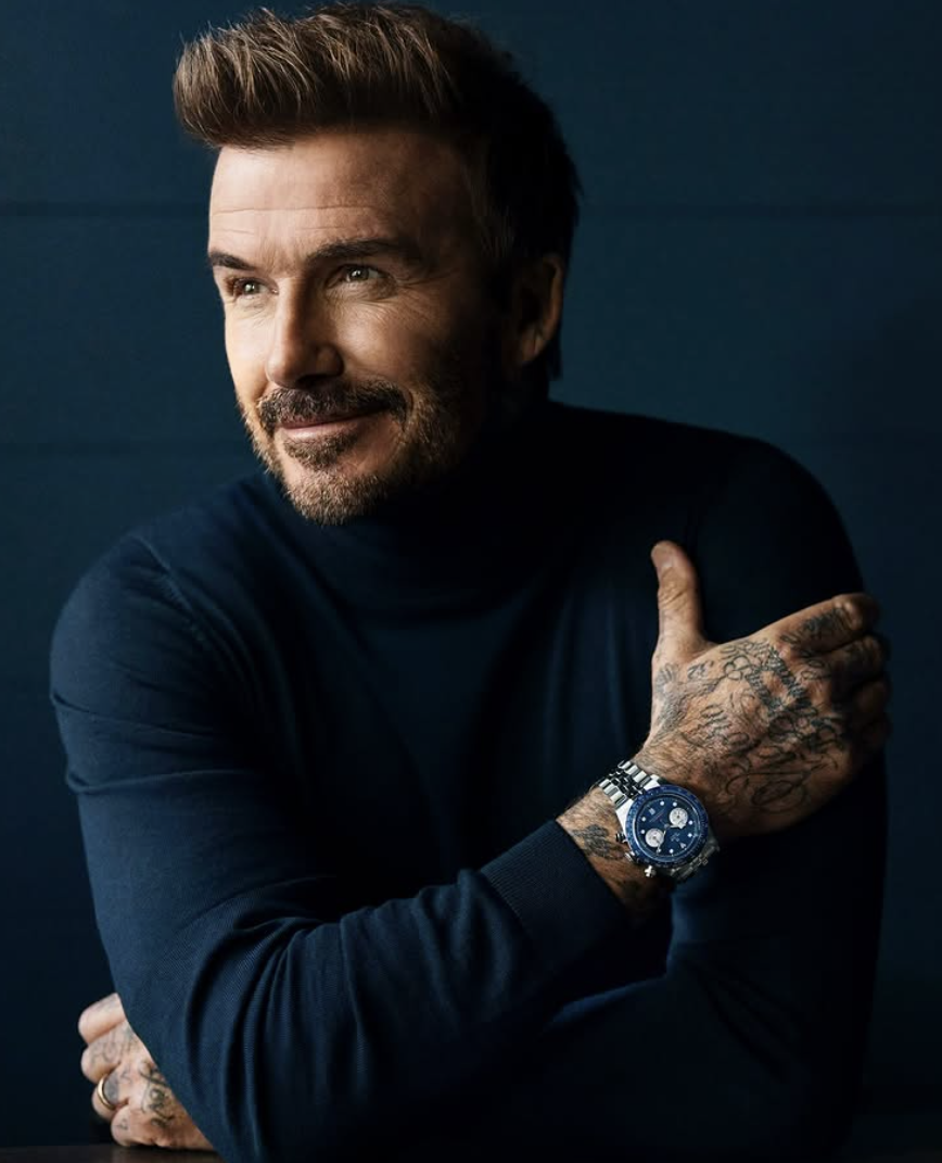 貝克漢最常佩戴TUDOR腕錶。