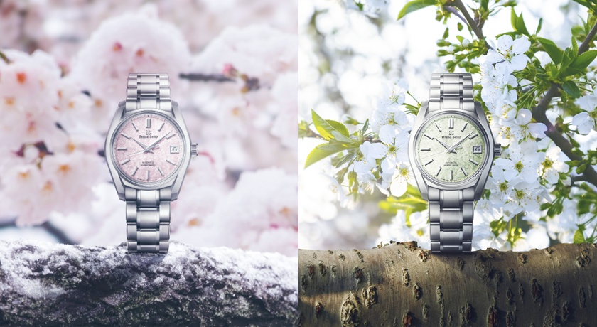 Grand Seiko把櫻花變錶盤！白鈦錶殼輕盈抗磨 高振頻9S機芯確保精準