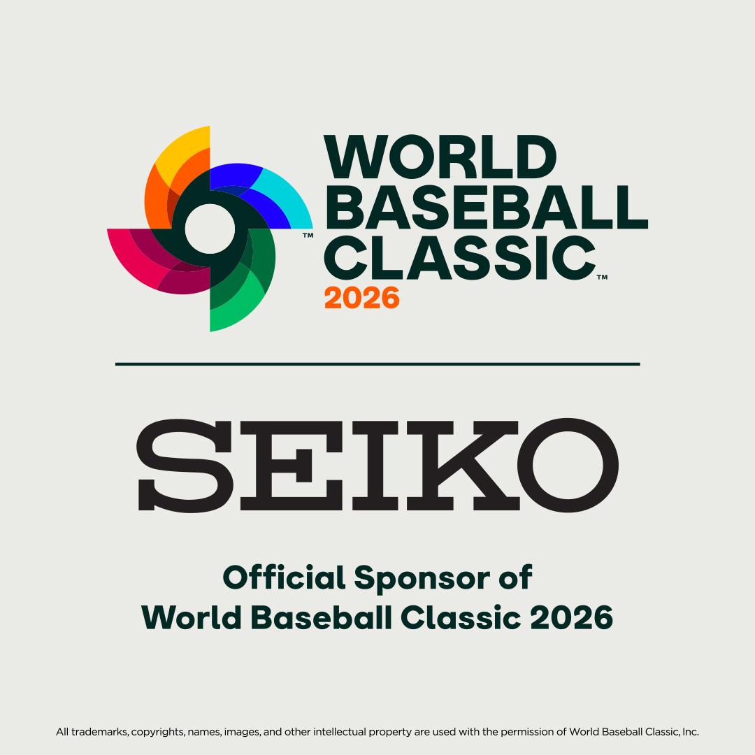 SEIKO宣布成為2026 WBC的官方全球贊助商。（SEIKO提供）