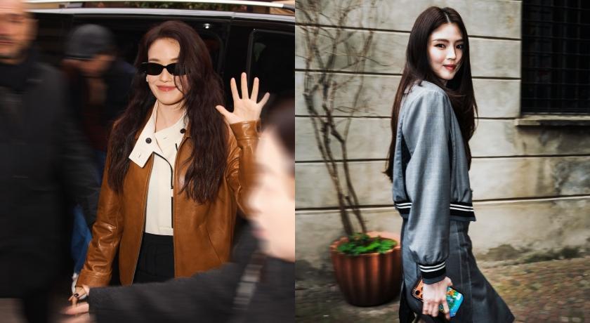 舒淇、韓韶禧米蘭同場觀秀。