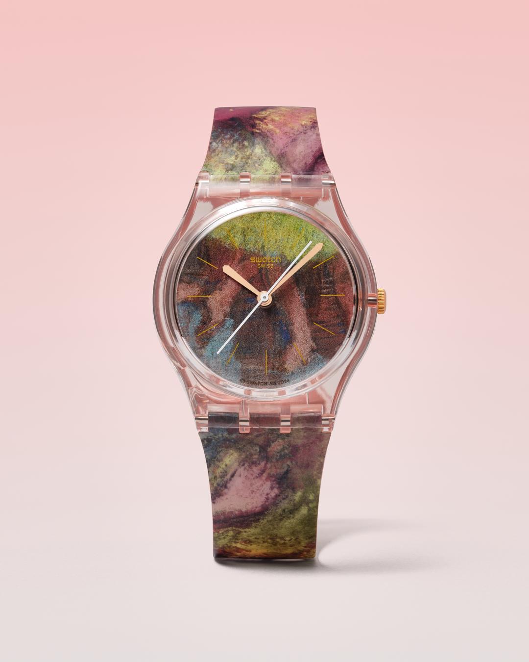 SWATCH × GUGGENHEIM系列DEGAS’S ANCERS錶款，3,150元。