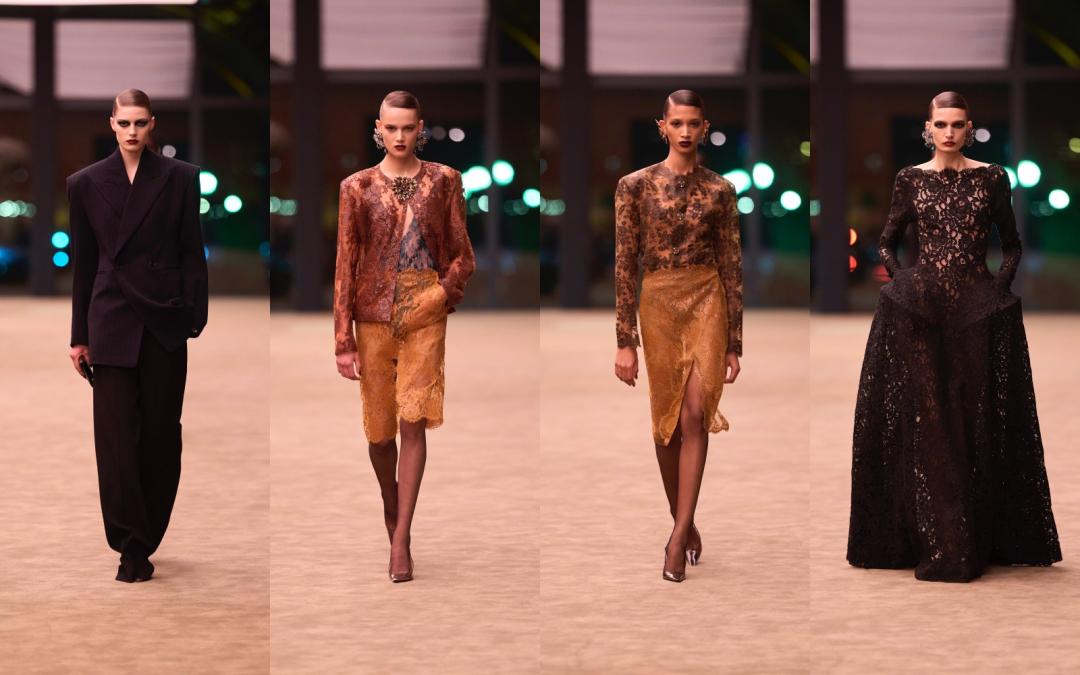 秋冬系列色調以黑色為主，輔以濃厚的油畫感色調為輔。