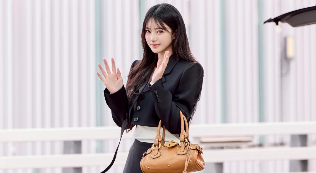 MEOVV 20歲成員Anna以Chloé全球品牌大使身分飛往巴黎準備觀秀。