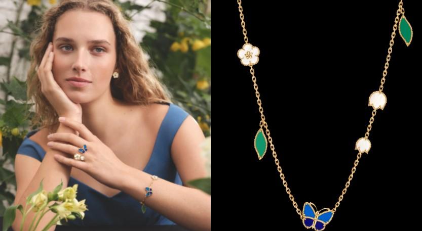 梵克雅寶灌溉春日花園 Lucky Spring新作呼應明亮暖陽 青金石搭配藍瑪瑙勾勒蝶舞翩翩 梵克雅寶灌溉春日花園 Lucky Spring新作呼應明亮暖陽 青金石搭配藍瑪瑙勾勒蝶舞翩翩