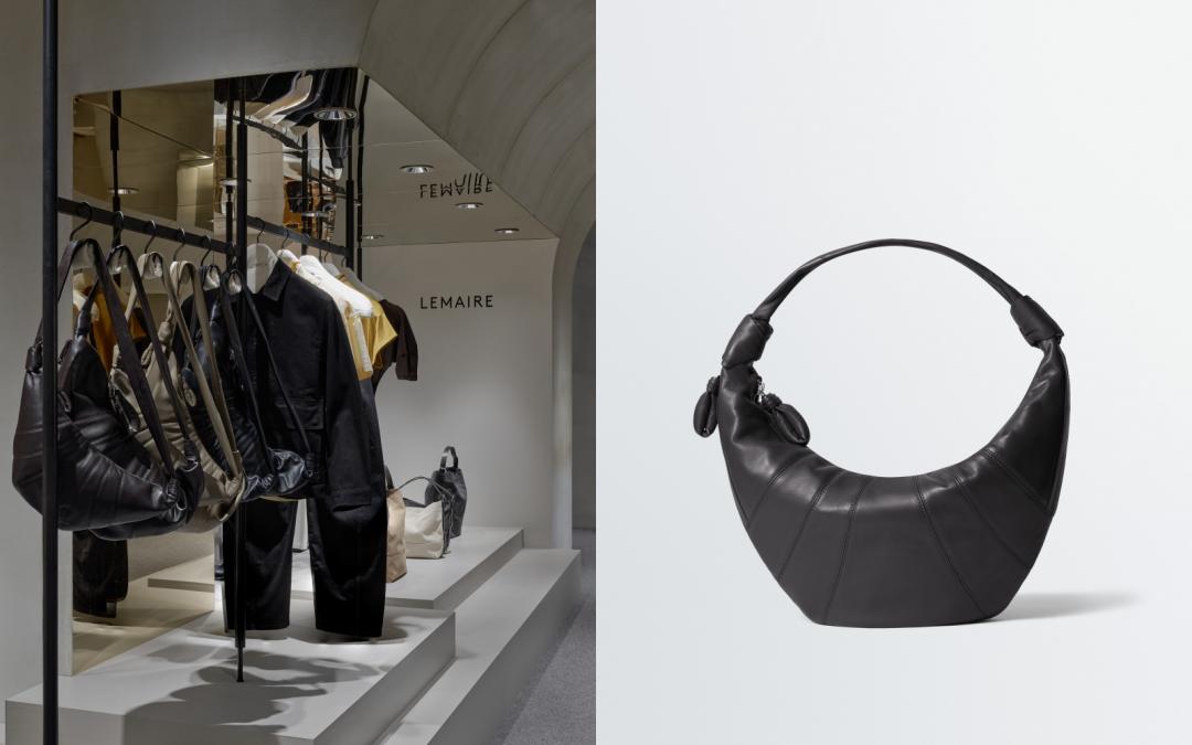 快閃店限定深巧克力FORTUNE CROISSANT BAG，售價NT$46,080元。