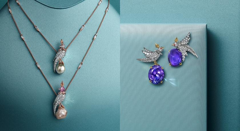 Tiffany石上鳥談戀愛了！成對Love Birds好萌、結合稀世珍珠再寫經典