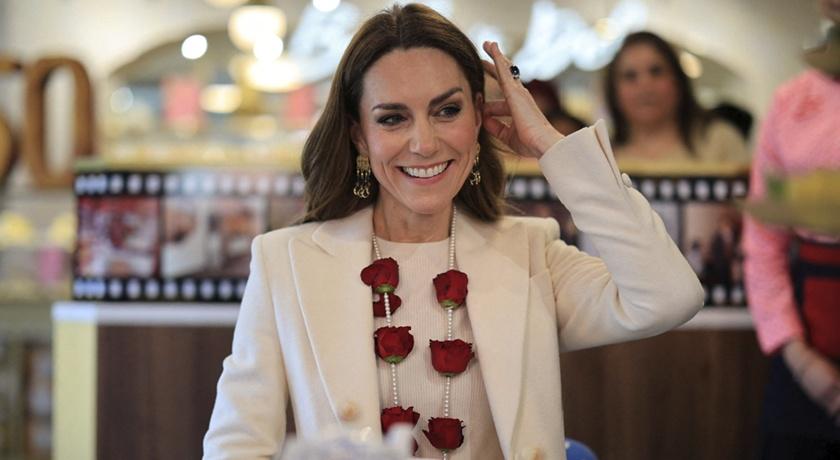 凱特王妃昨(5)日出席活動。(路透)