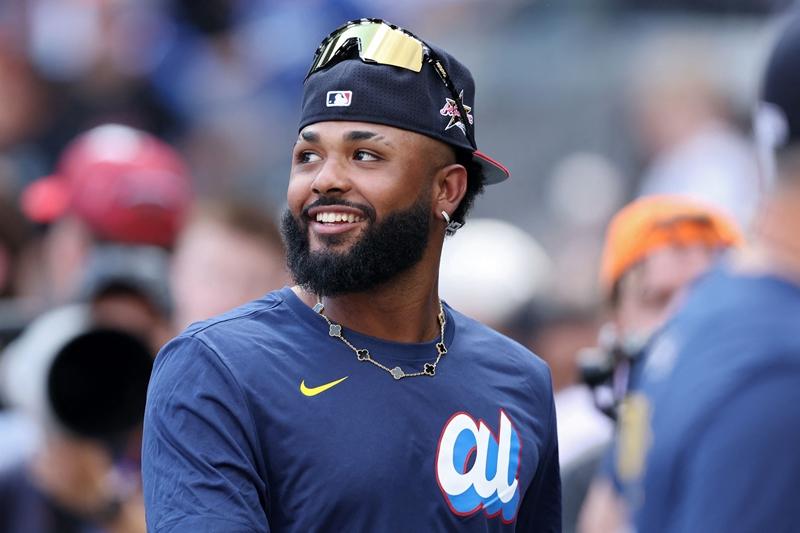 坦帕灣光芒隊Junior Caminero。（美聯社）