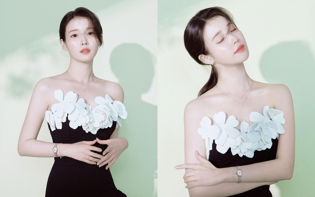 IU在J.ESTINA全新形象廣告中，以「寶寶劉海」呈現逆齡少女風格。