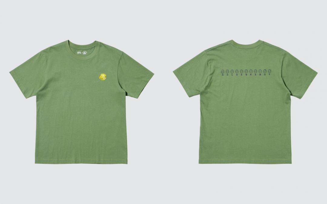 MANGA UT《黃金神威》印花T恤，售價NT$490元，3／16開賣。