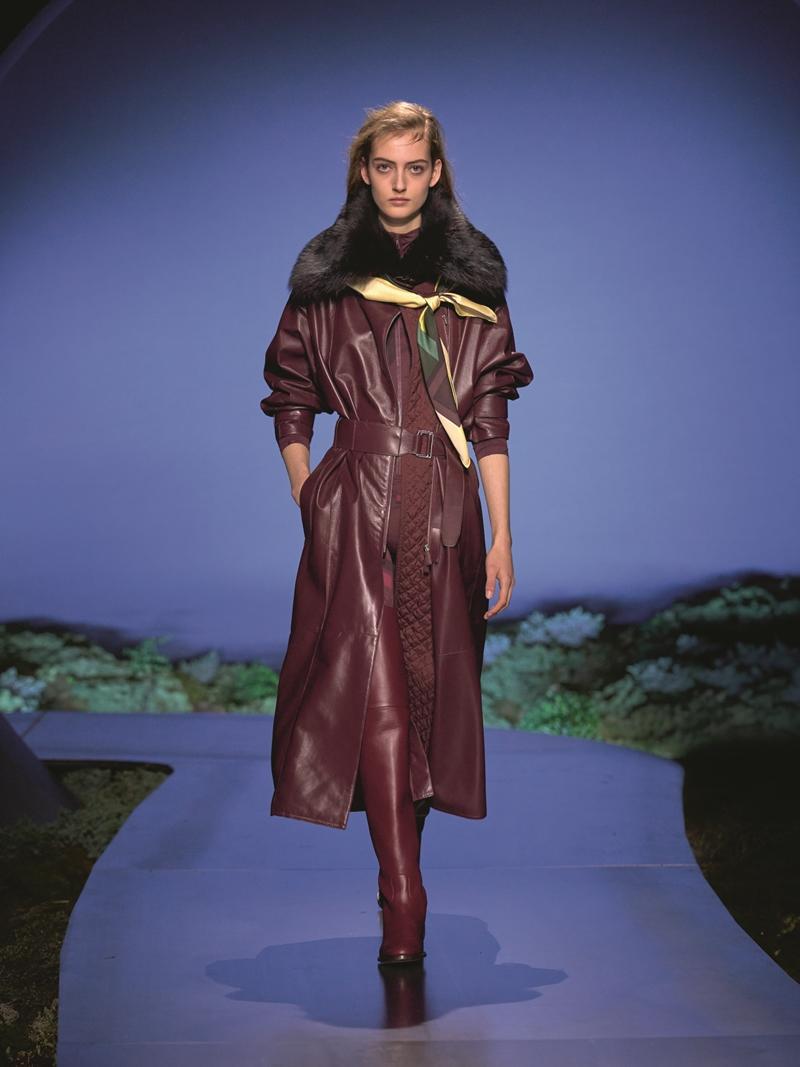 與品牌連結至深的皮革面料，大量運用於設計中。（Hermès提供）