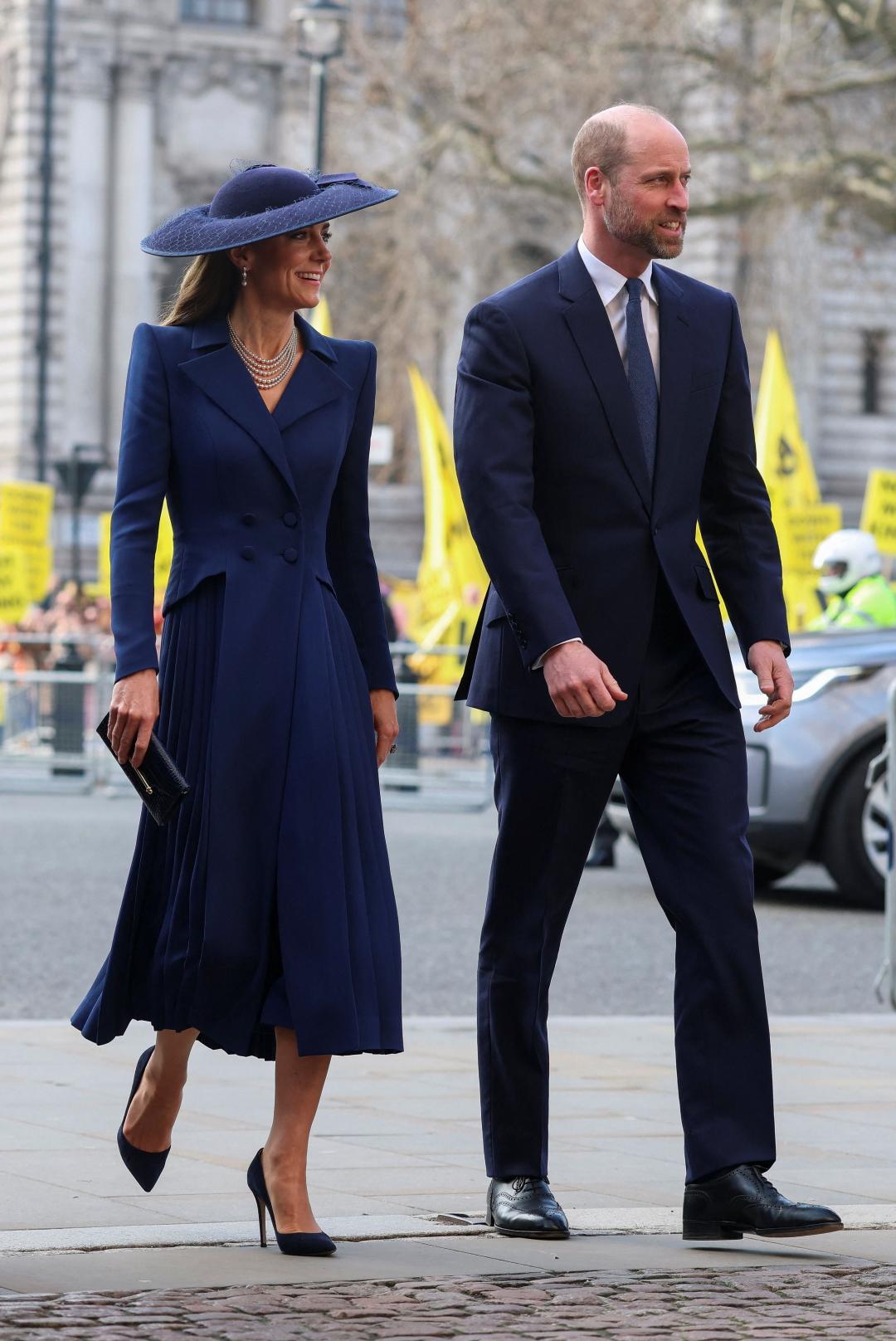 凱特王妃與威廉王子。(路透)