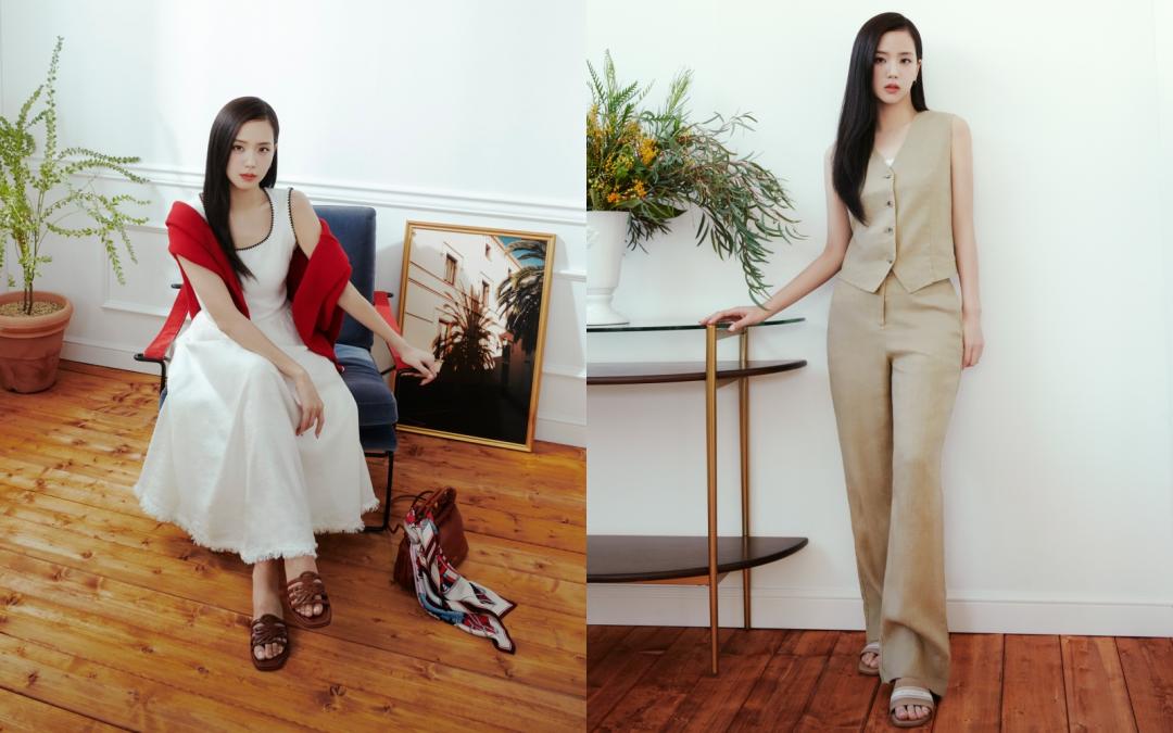 Jisoo透露最喜歡春季「輕盈」與「易於搭配」的特色。