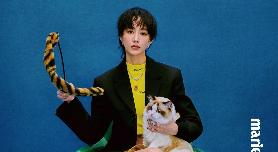 張鈞甯激短耳上髮型曝光，掀起廣大討論。