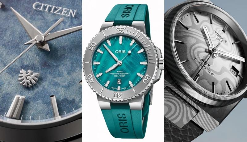 【時尚大道】時間行走的畫布　特殊材質錶盤　手腕上的藝術品