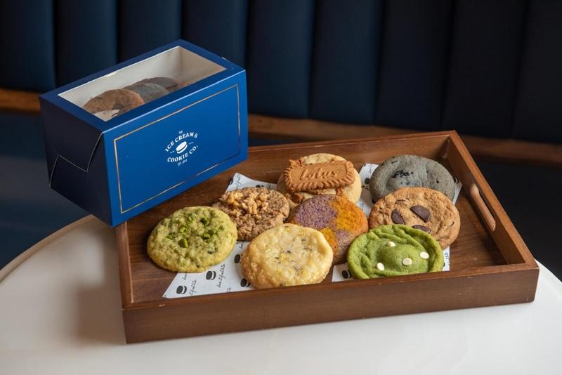 The Ice Cream&Cookie Co.六入餅乾盒，集結多款人氣軟餅乾口味，一盒338元。（The Ice Cream&Cookie Co.提供）