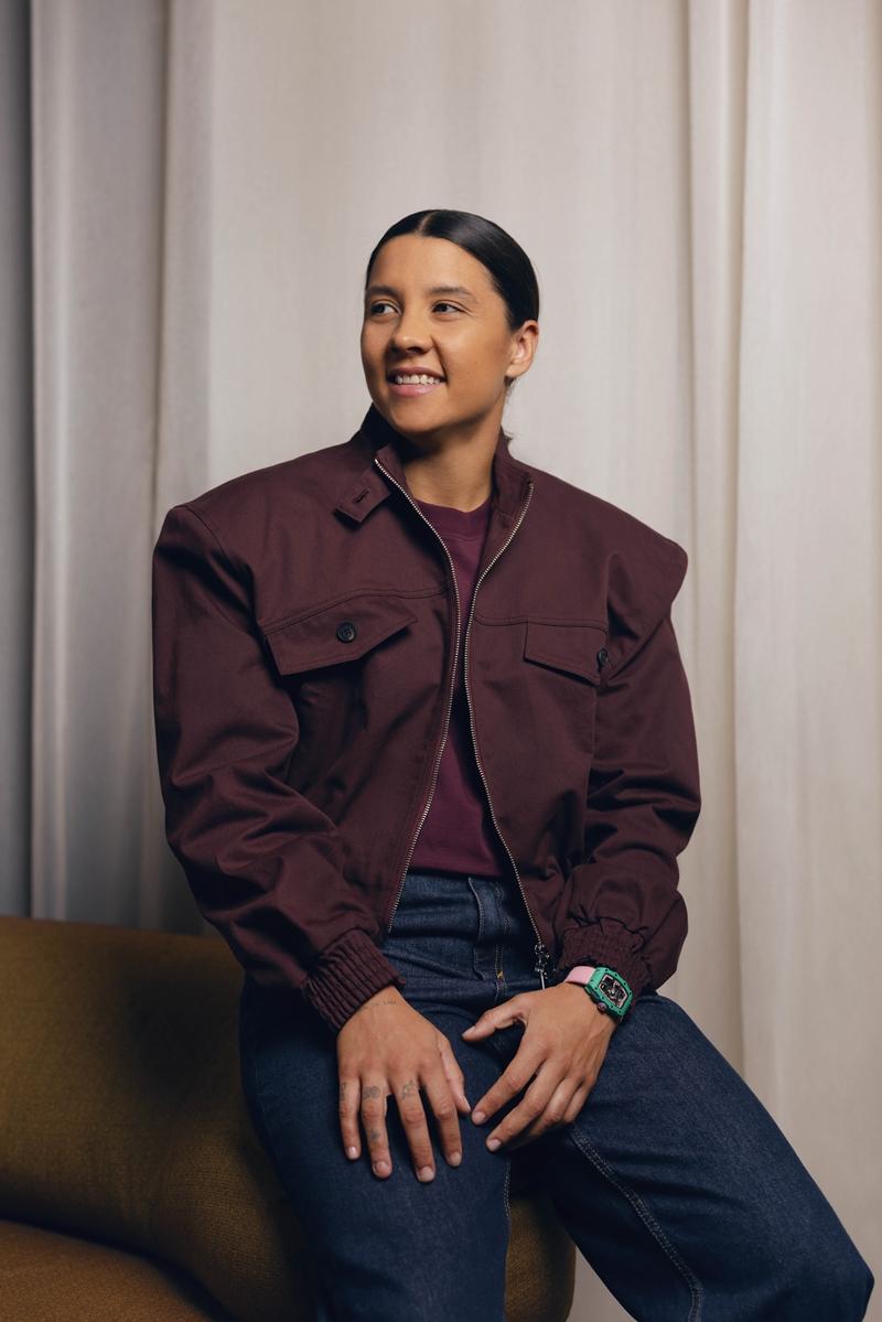 Sam Kerr成為RICHARD MILLE最新合作運動員。（RICHARD MILLE提供）