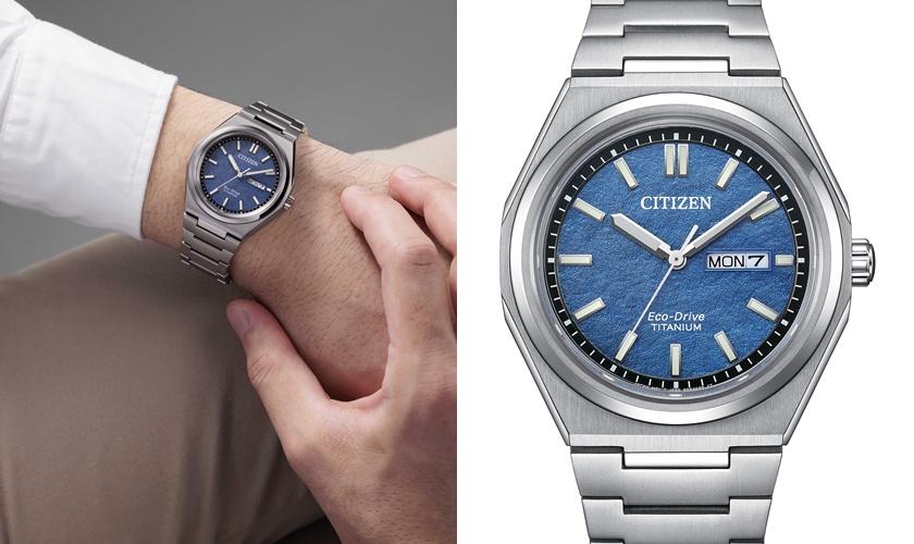 CITIZEN Zenshin系列光動能超級鈦AW0130-85L錶款，17,800元。