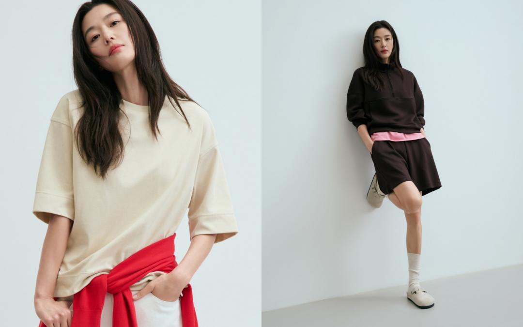 全智賢本季又有新代言入手，成為「韓版UNIQLO」的TOPTEN10的全新代言人。