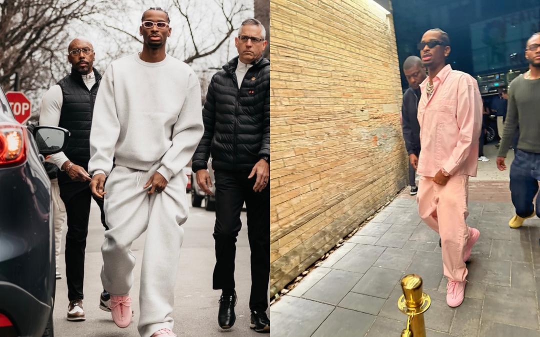 場下，SGA的時尚風格，同樣是球迷焦點。