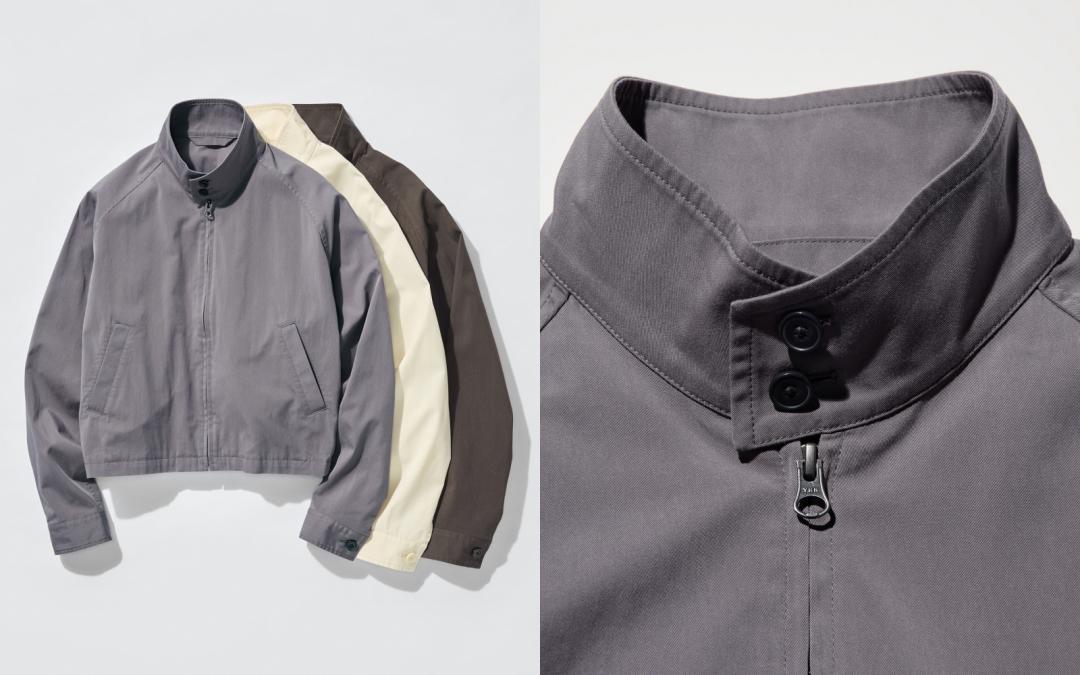 棉質混紡短版布勞森外套，售價NT$1,490元。