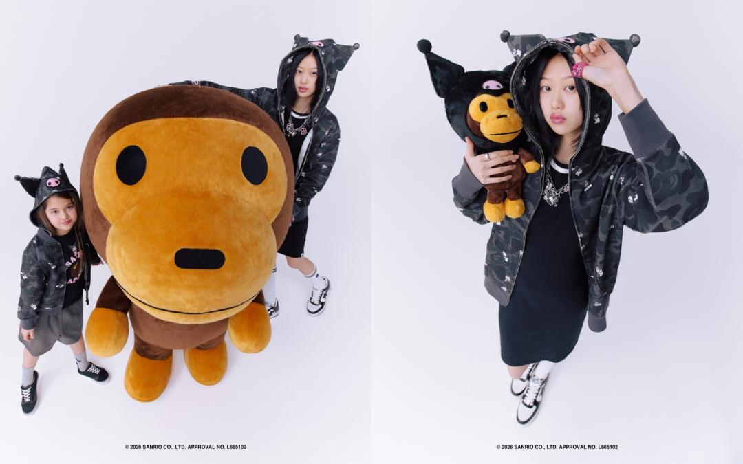 服裝部分涵蓋女裝與童裝，大小朋友都能穿上展現潮味十足的萌趣設計。