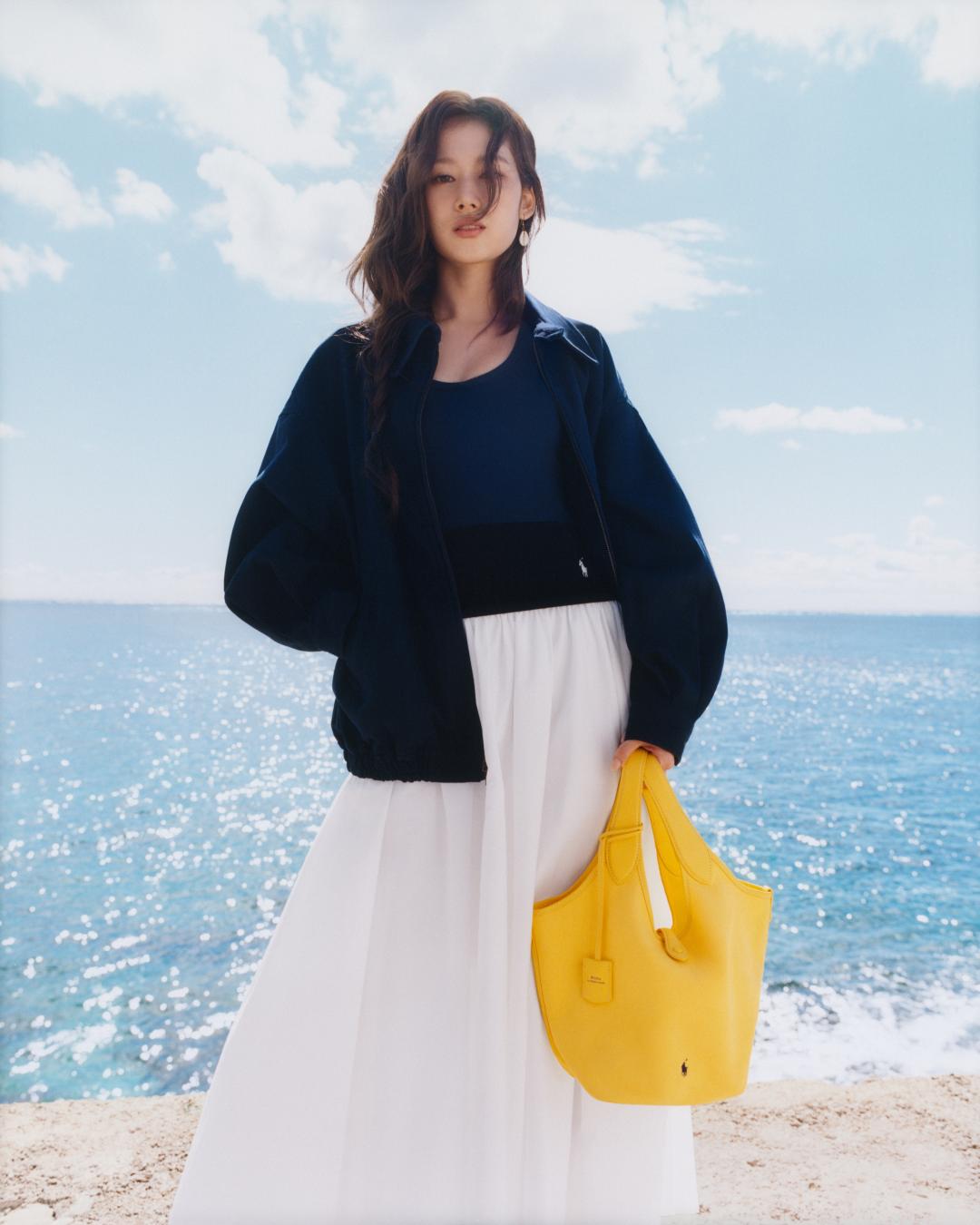 SANA不久前接下Polo Play形象大使的工作，更特地飛往南法海邊拍攝時尚大片。