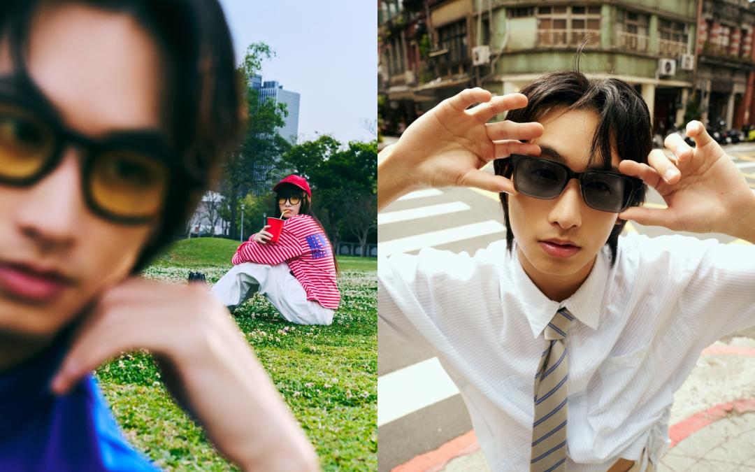 染色鏡片主打能隨不同造型，輕鬆切換搭配風格。